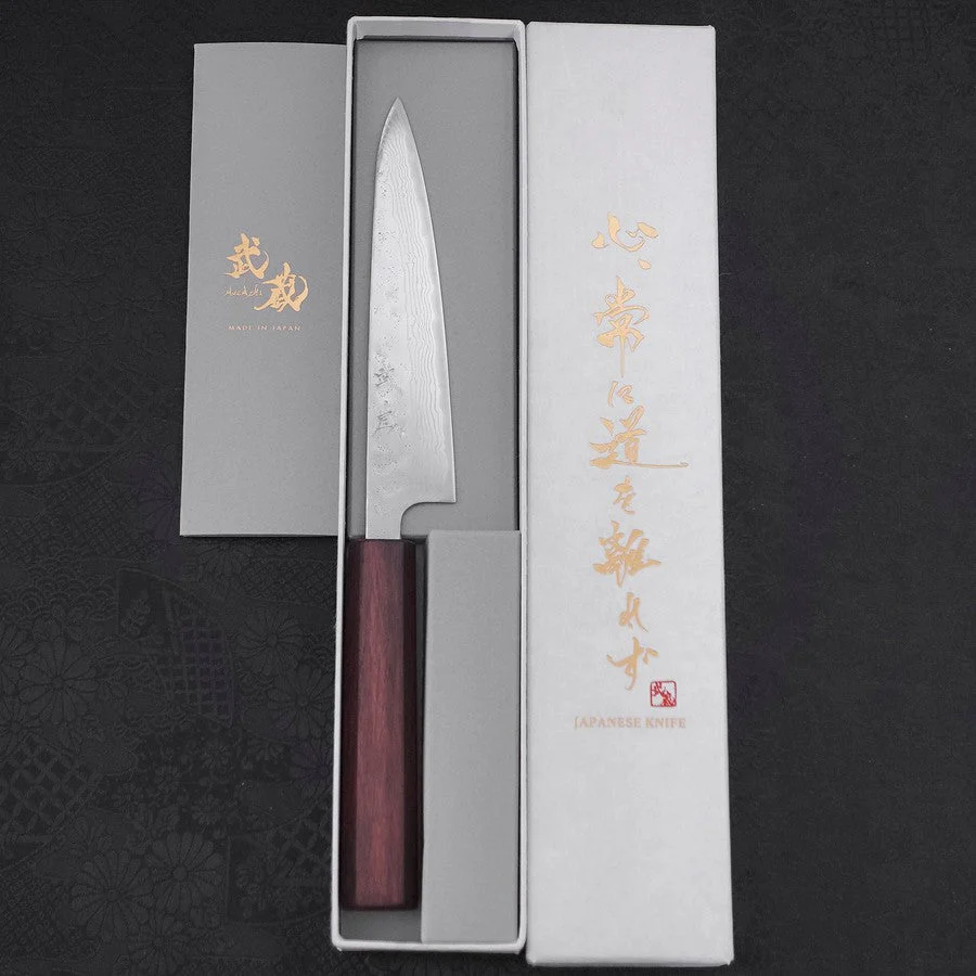 Petty AUS-10 Nashiji Damast Lila Urushi Griff 135mm - Image 8