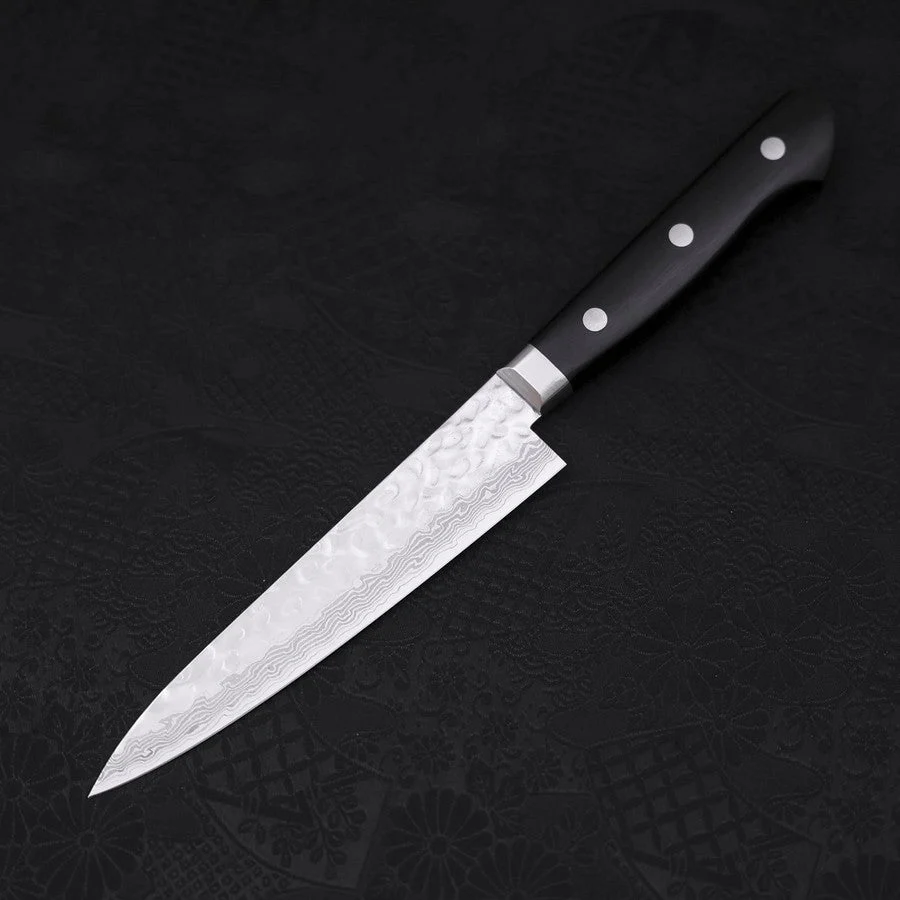 Petty AUS-10 Tsuchime Damast Schwarzer Westlicher Griff 135mm - Image 2