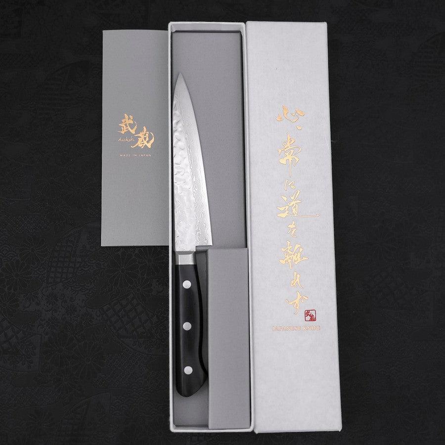 Petty AUS-10 Tsuchime Damast Schwarzer Westlicher Griff 135mm - Image 8