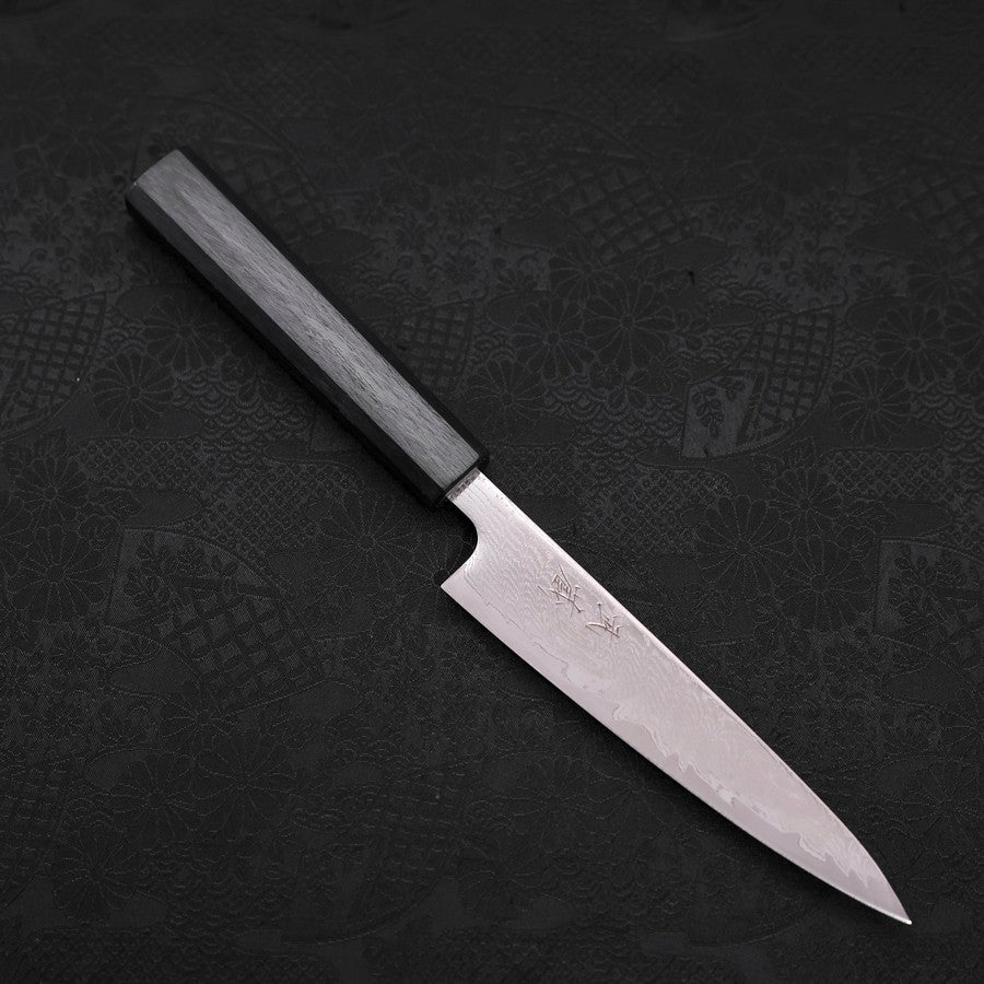 Petty AUS-10 Wellen Nickel Damast Dunkelblauer Urushi Griff 135mm