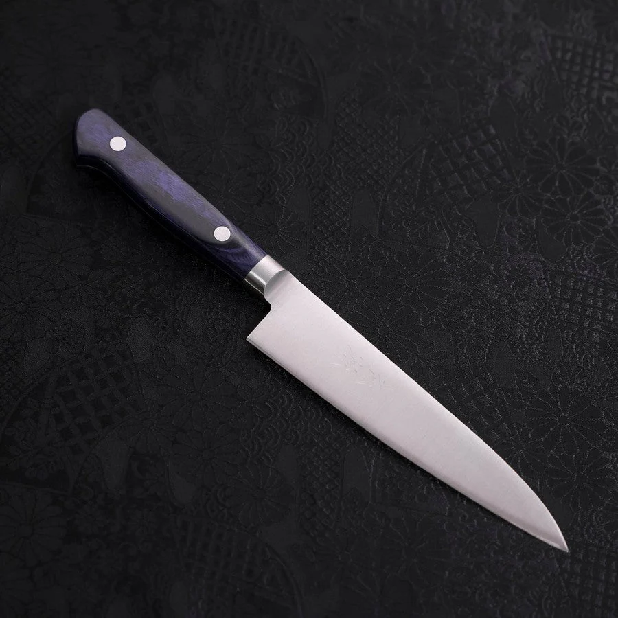 Petty AUS-8 Poliert Blauer Westlicher Griff 130mm