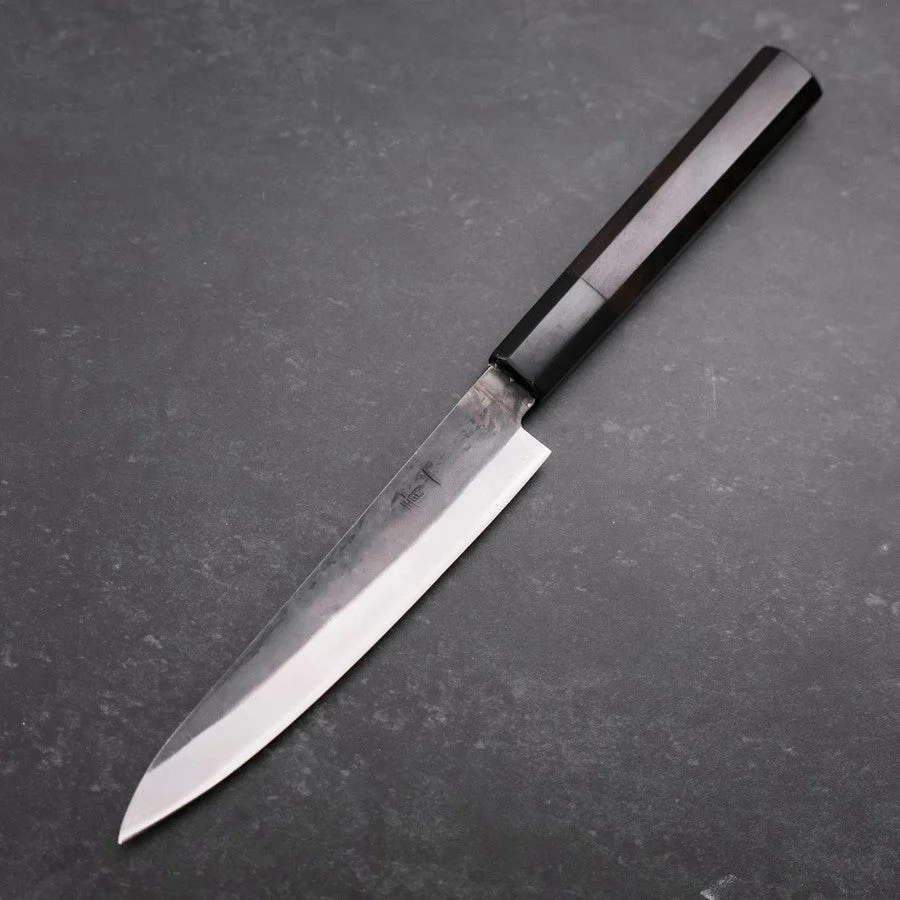 Petty Blue Steel #1 Kurouchi Chokin "Sakura" Büffelhorn und Ebenholz Griff 150mm - Image 2