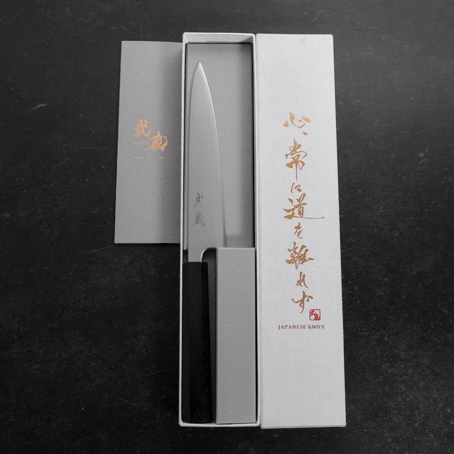 Petty Aogami Super Poliert Ebenholz Griff 150mm - Image 8