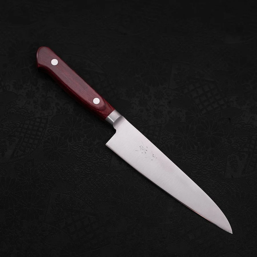 Petty AUS-8 Poliert Roter Westlicher Griff 130mm