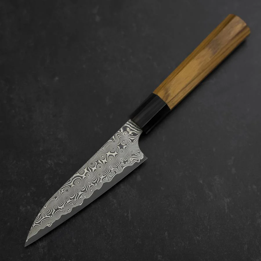 Petty SG-2 Damast Büffelhorn und Teakholz Griff 120mm - Image 2