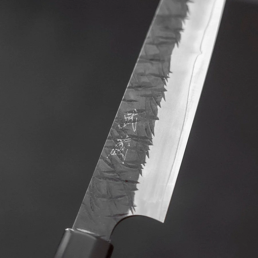 Petty SG-2 Kurouchi Tsuchime Büffelhorn und Ebenholz 150mm - Image 3