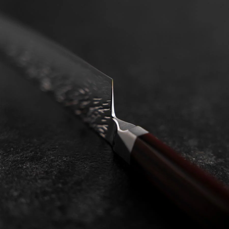 Petty SG-2 Kagami Tsuchime Damast Oktagonaler Mahagoni Griff 150mm - Image 4