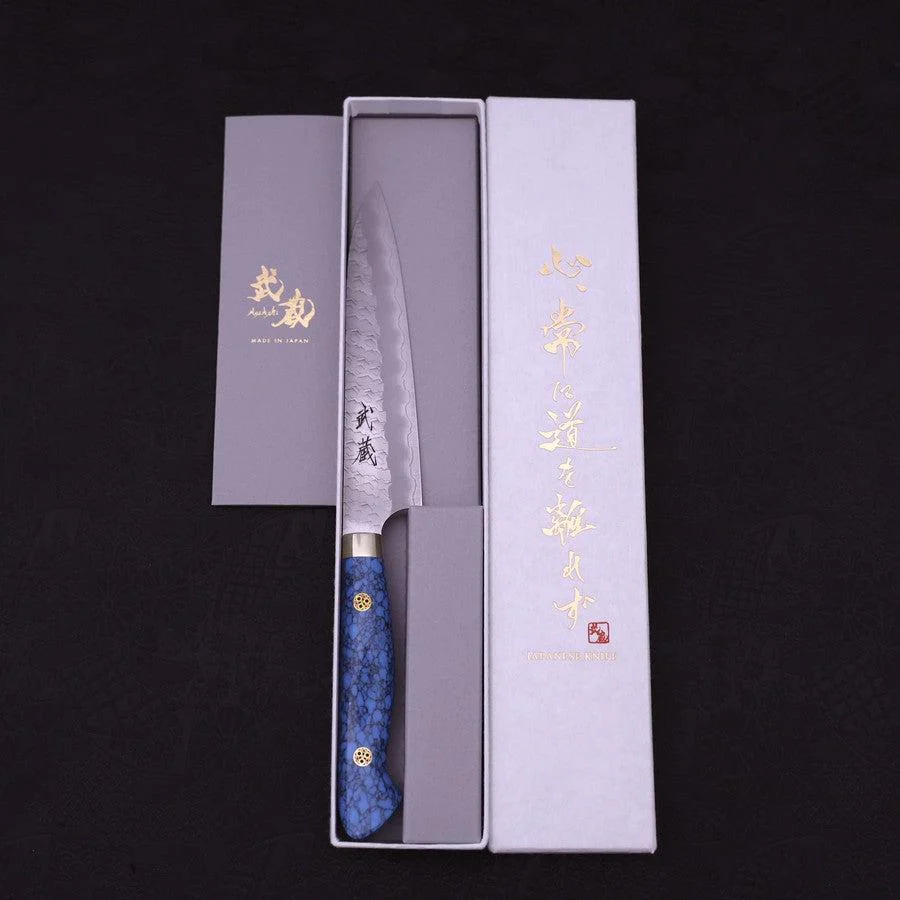 Petty SG-2 Tsuchime Blauer Türkis Griff 150mm - Image 8