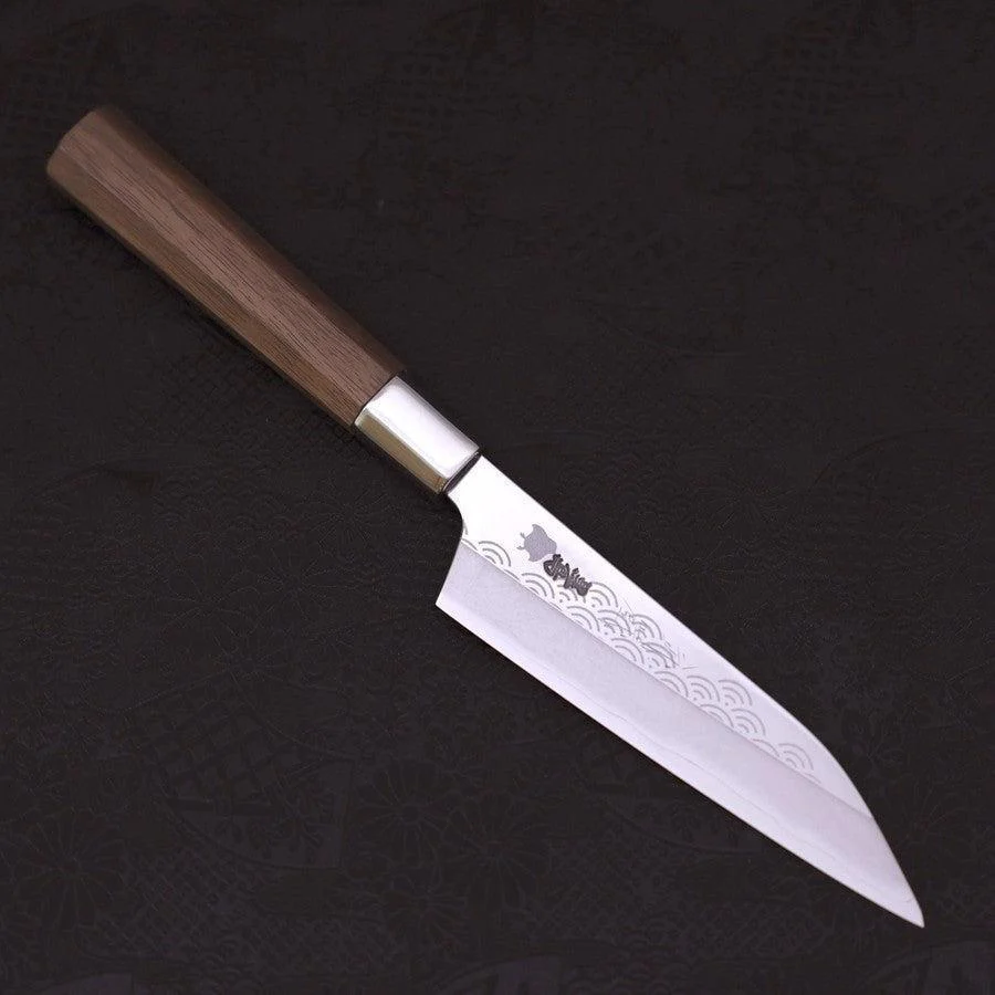Petty Silver Steel #3 Hamachidori Walnussholz Griff 135mm