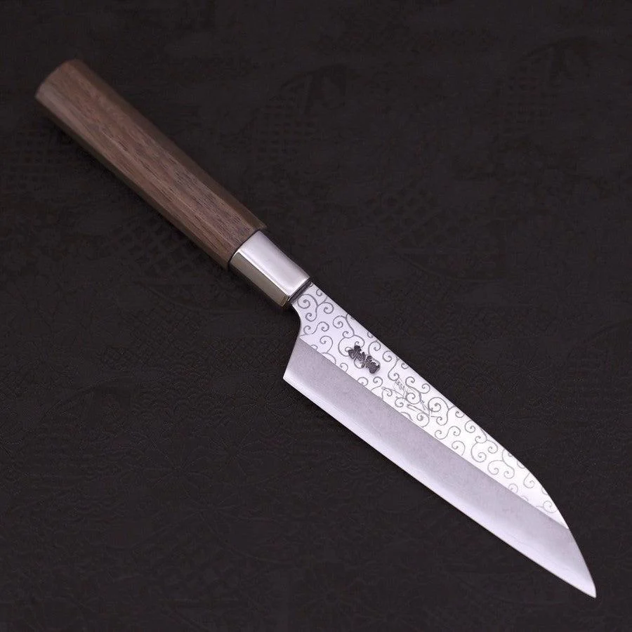Petty Silver Steel #3 Karakusa Walnussholz Griff 135mm