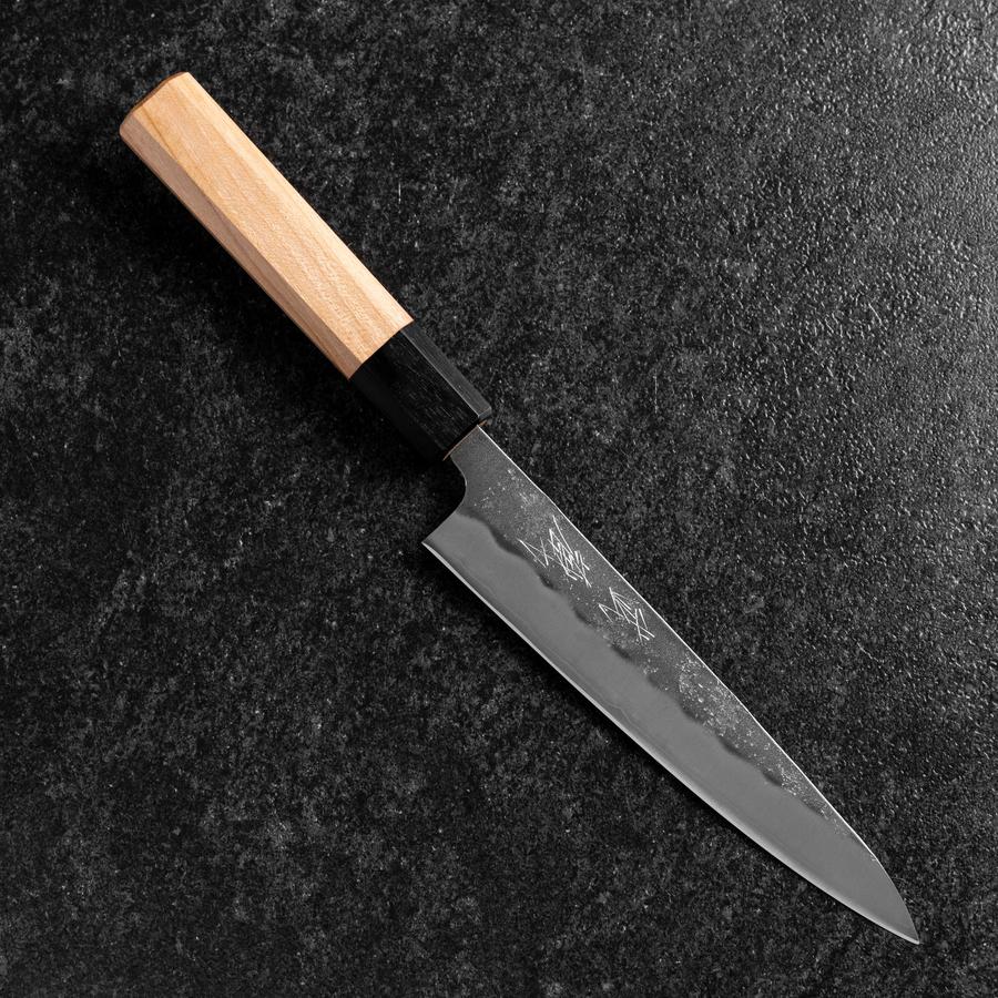 Petty Silver Steel #3 Nashiji Büffelhorn und Kirschholz Griff 150mm