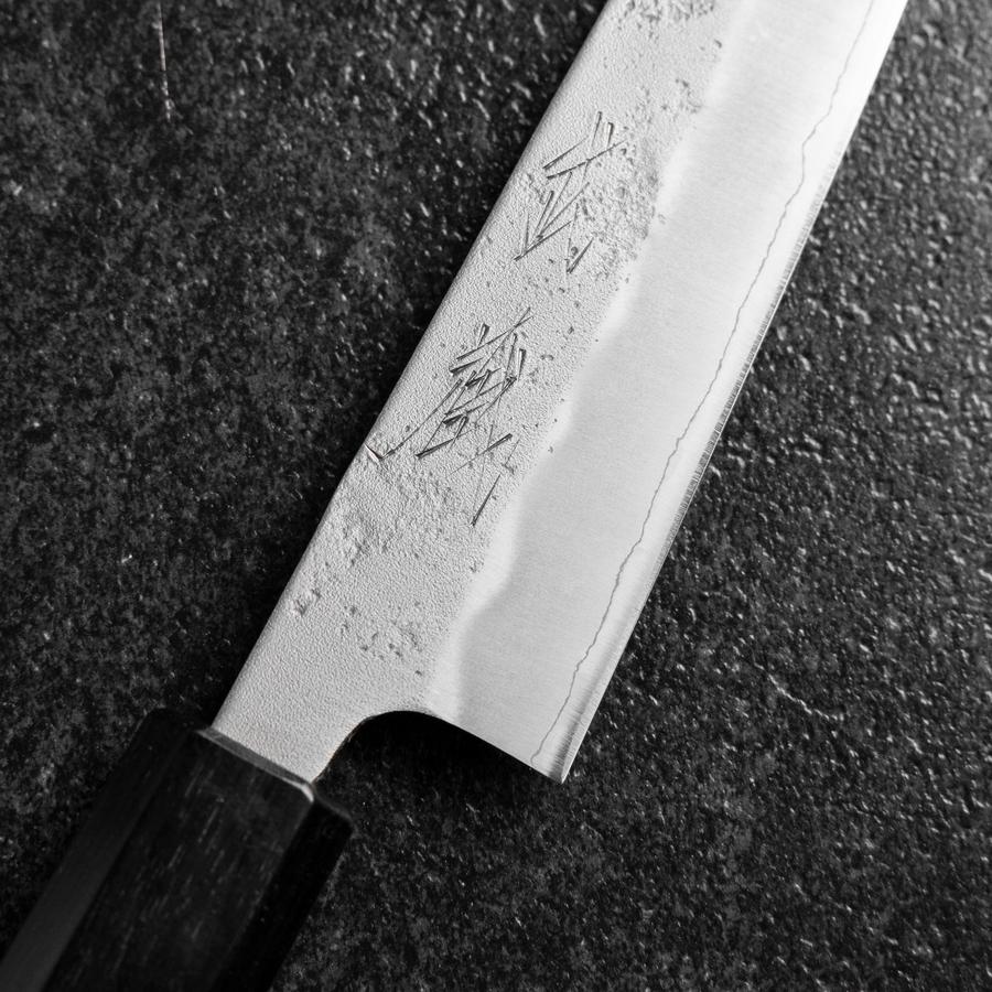Petty Silver Steel #3 Nashiji Büffelhorn und Kirschholz Griff 150mm - Image 3