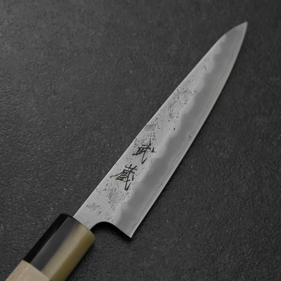 Petty Silver Steel #3 Nashiji Magnolienholz Griff mit Doppelter Büffelhorn Kappe 135mm - Image 3