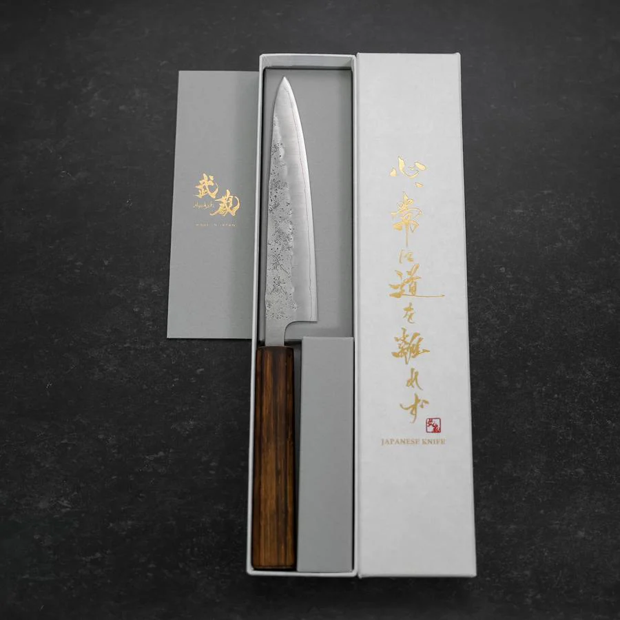Petty Silver Steel #3 Nashiji Sumi Urushi Griff 150mm - Image 8