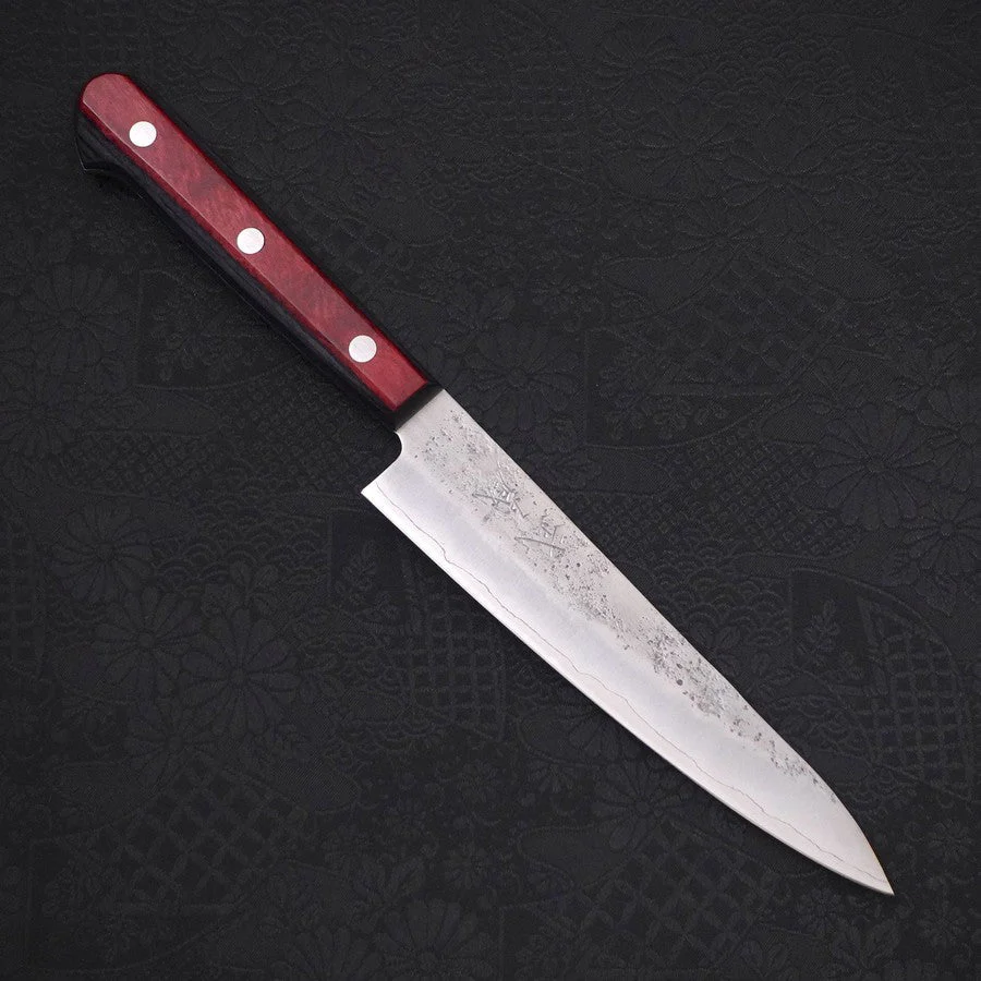 Petty Silver Steel #3 Nashiji Roter Westlicher Griff 135mm