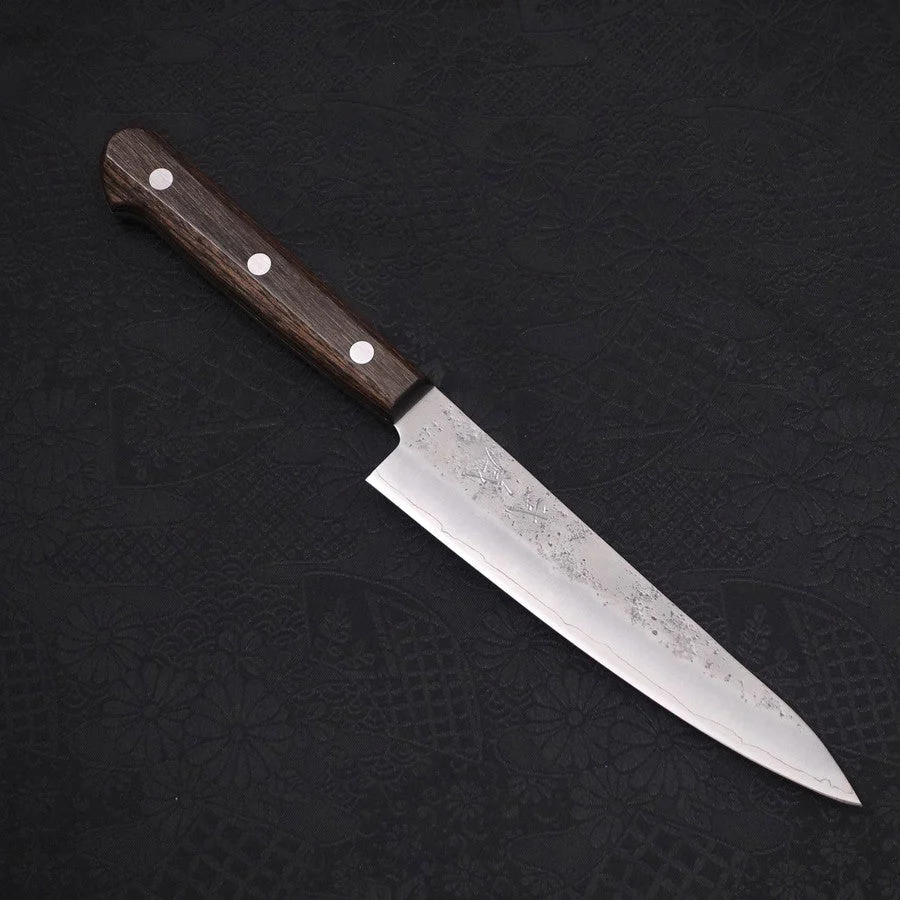 Petty Silver Steel #3 Nashiji Brauner Westlicher Griff 135mm