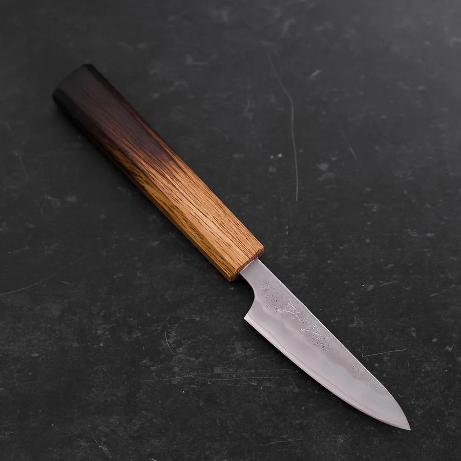 Petty Silver Steel #3 Nashiji Yaki Urushi Griff 85mm