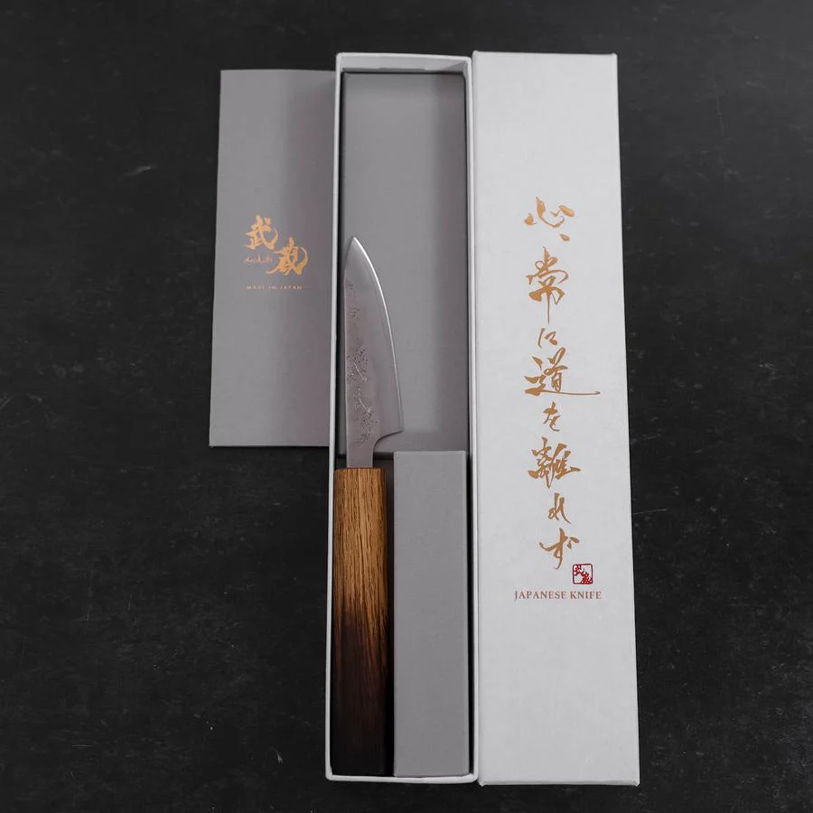 Petty Silver Steel #3 Nashiji Yaki Urushi Griff 85mm - Image 8