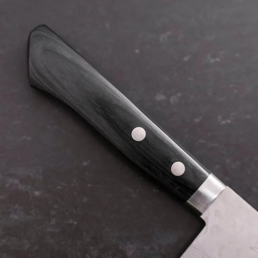 Santoku VG-10 Damast Westlicher Schwarzer Griff 170mm - Image 6