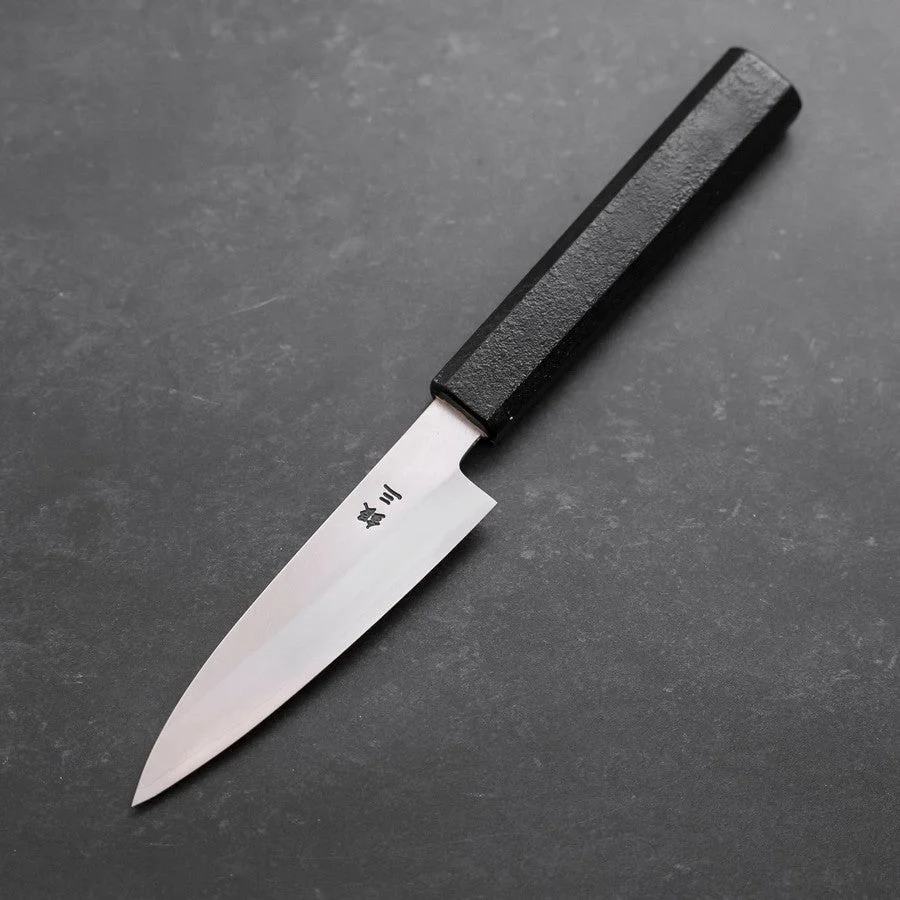 Petty Silver Steel #3 Poliert Schwarzer Ishime Urushi Griff 110mm - Image 2