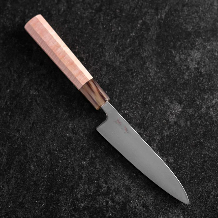 Petty SLD Kagami Hell-Rosa Büffelhorn und Ahornholz Griff 130mm