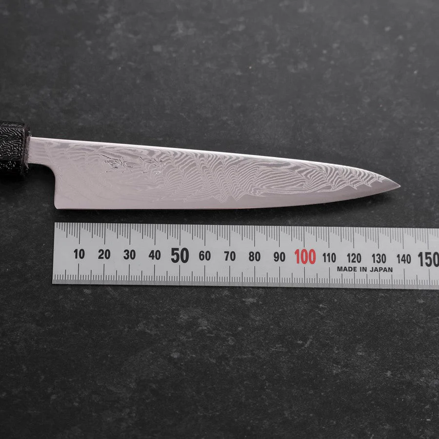 Petty SLD Wellen Nickel Damast Silber-Muster Urushi Griff 135mm - Image 7