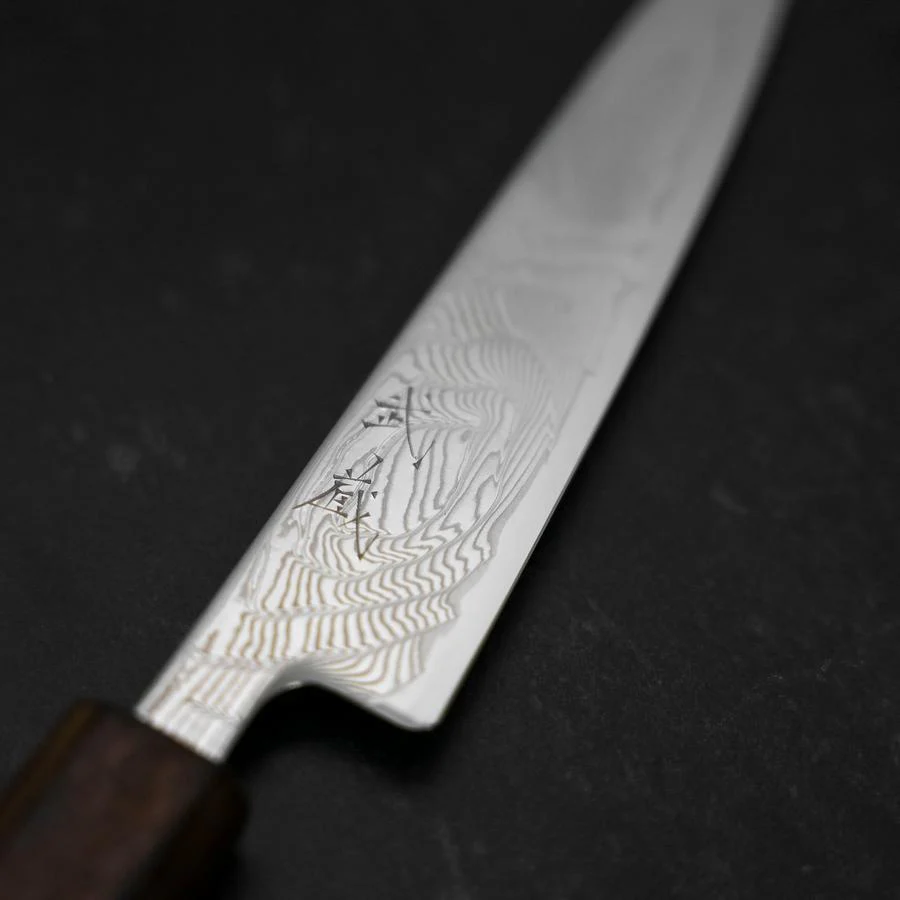 Petty SLD Wellen Nickel Damast Sumi Urushi Griff 135mm - Image 3