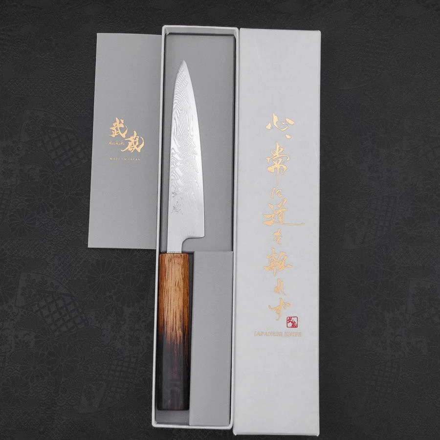 Petty SLD Wellen Nickel Damast Yaki Urushi Griff 135mm - Image 8