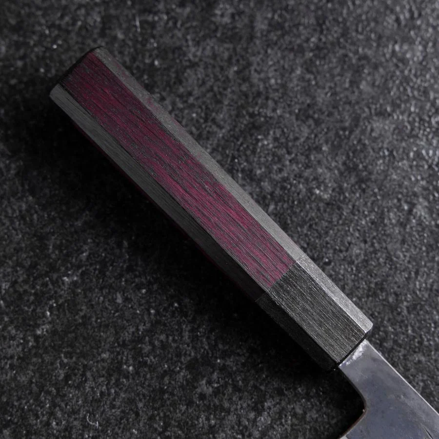 Petty Edelstahlummantelung Blue Steel #2 Kurouchi Lila Urushi Griff 150mm - Image 6