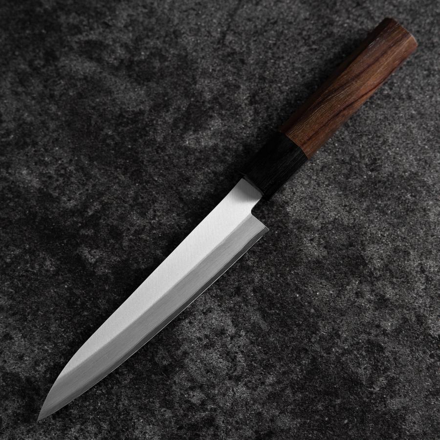 Petty Edelstahlummantelung Blue Super Poliert Rosenholz Griff 150mm - Image 2