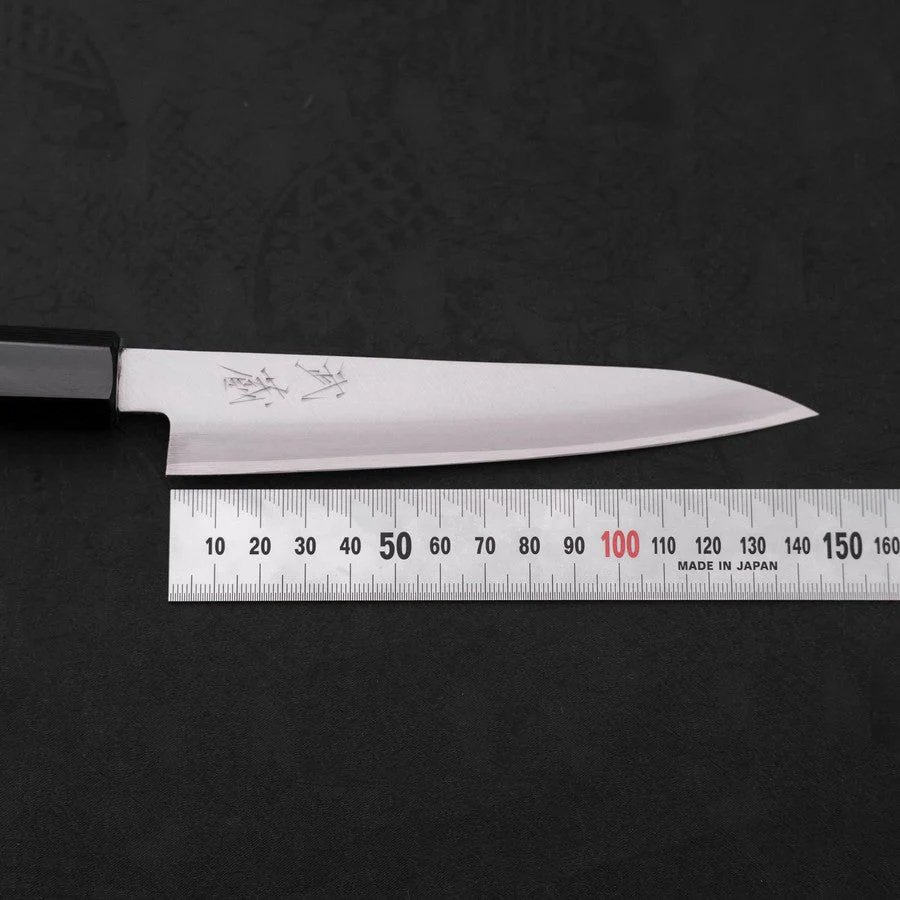 Petty Aogami Super Edelstahlummantelung Poliert Rosenholz Griff 150mm - Image 7