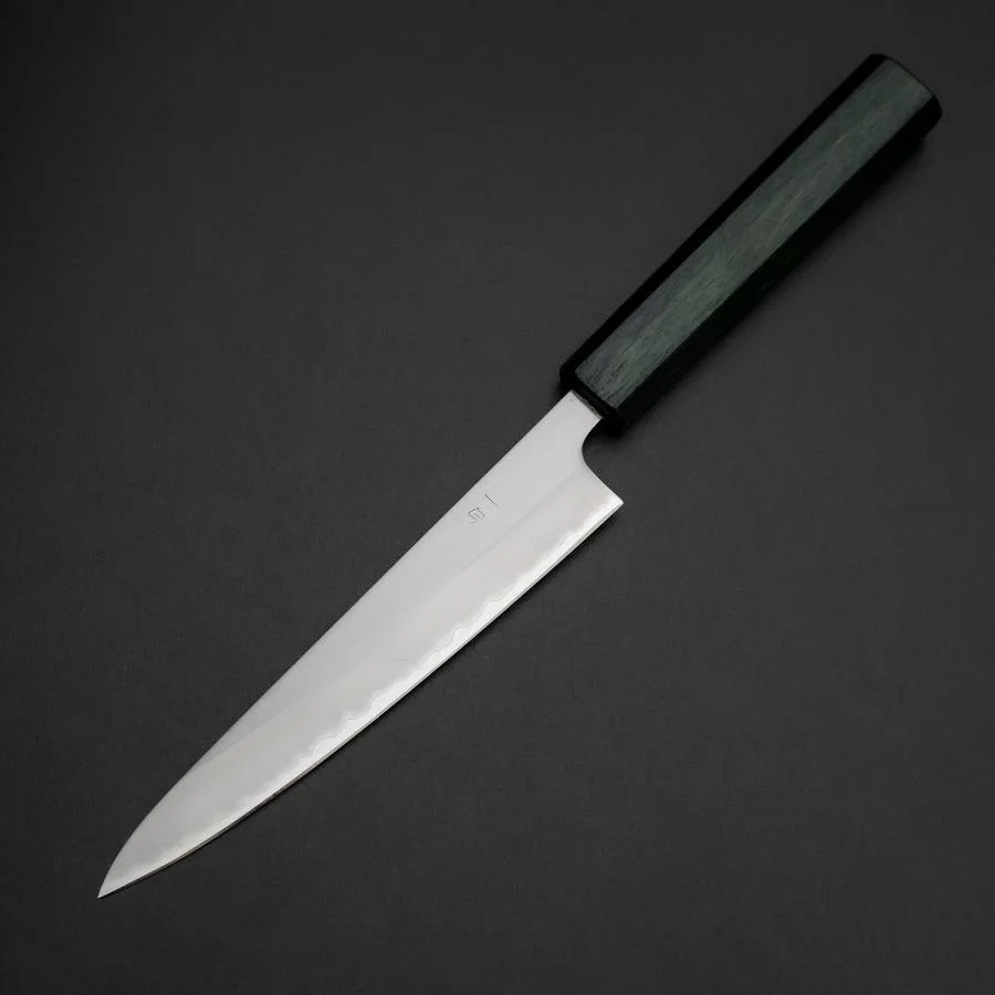 Petty Edelstahlummantelung White Steel #1 Poliert Grüner Urushi Griff 150mm - Image 2