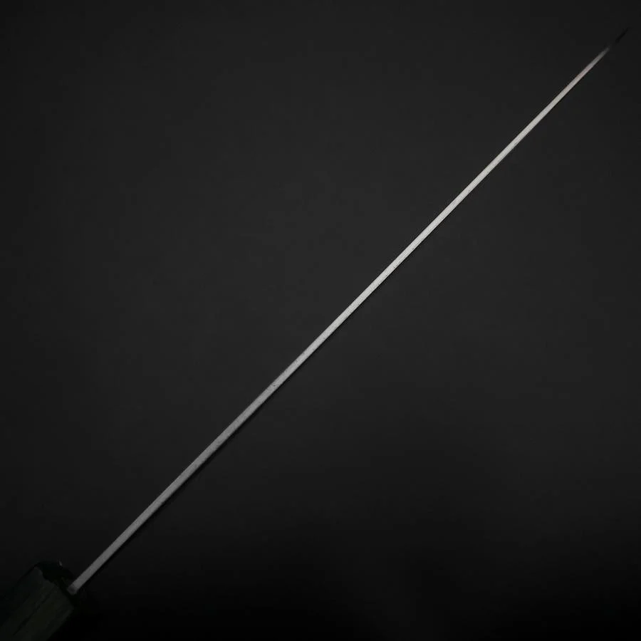 Petty Edelstahlummantelung White Steel #1 Poliert Grüner Urushi Griff 150mm - Image 5