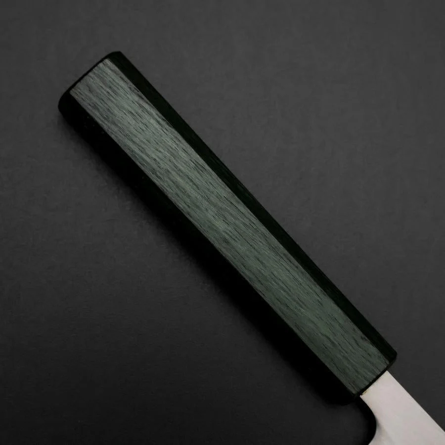 Petty Edelstahlummantelung White Steel #1 Poliert Grüner Urushi Griff 150mm - Image 7