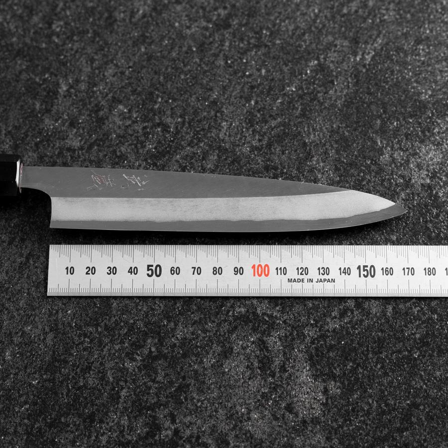 Petty Edelstahlummantelung White Steel #2 Poliert Büffelhorn und Ebenholz Griff 170mm - Image 7