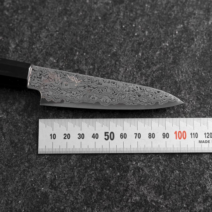 Petty VG-10 Damast Büffelhorn und Ebenholz Griff 100mm - Image 7