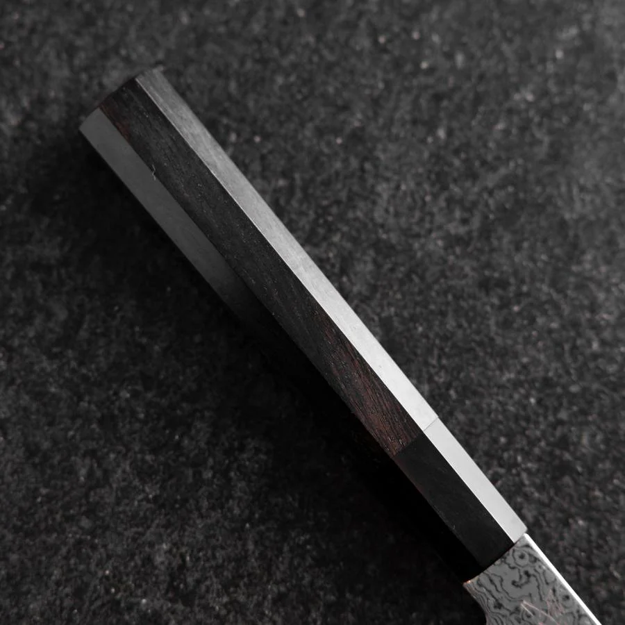 Petty VG-10 Damast Büffelhorn und Ebenholz Griff 120mm - Image 6
