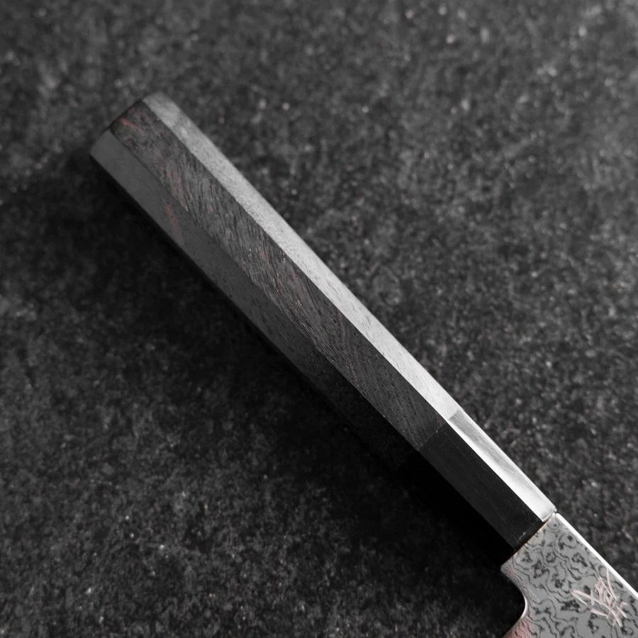 Petty VG-10 Damast Büffelhorn und Ebenholz Griff 150mm - Image 6