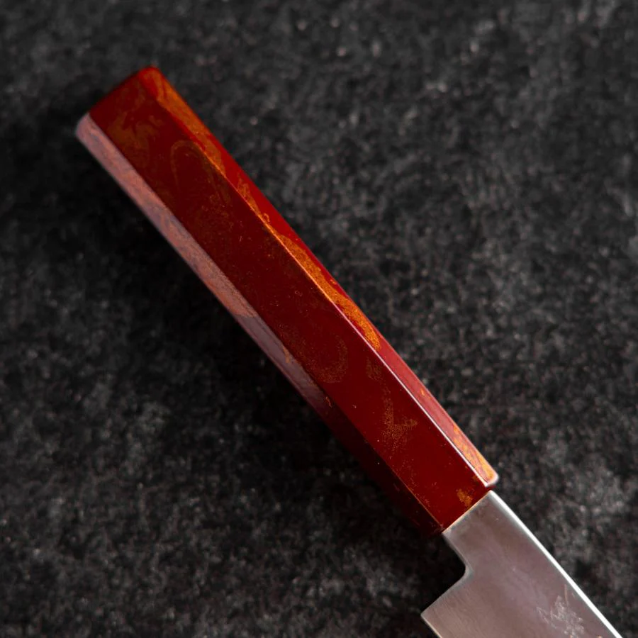 Petty VG-10 Damast Yamanaka Roter Urushi Griff 135mm - Image 6