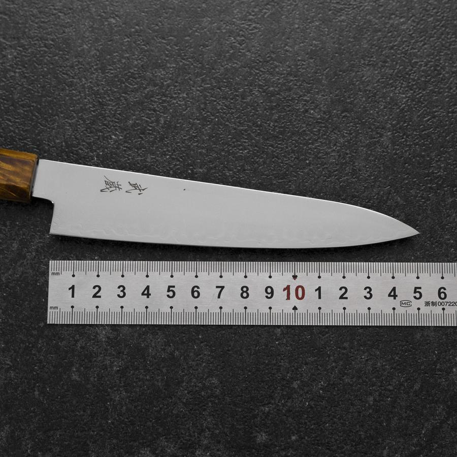 Petty VG-10 Damast Gelb-Brauner Birkenholz Griff 150mm - Image 7