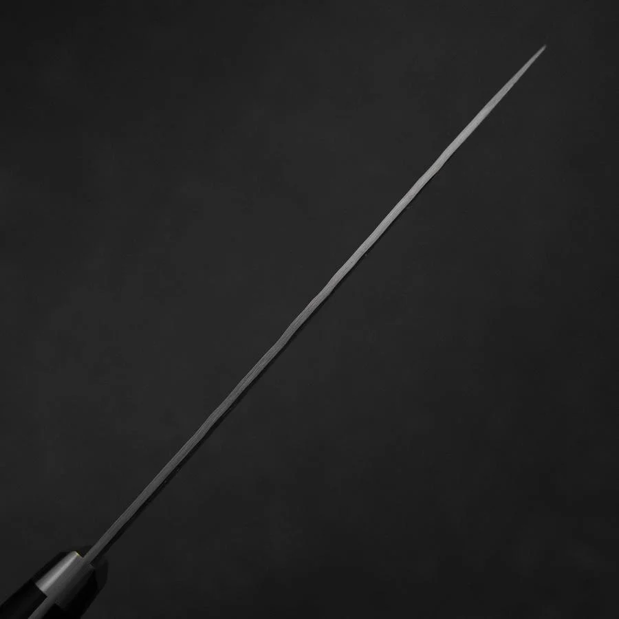 Petty VG-10 Kagami Tsuchime Damast Westlicher Schwarzer Griff 135mm - Image 5