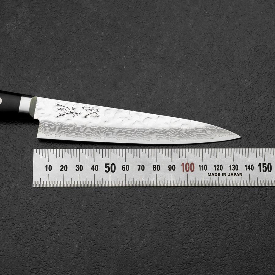 Petty VG-10 Kagami Tsuchime Damast Westlicher Schwarzer Griff 135mm - Image 7