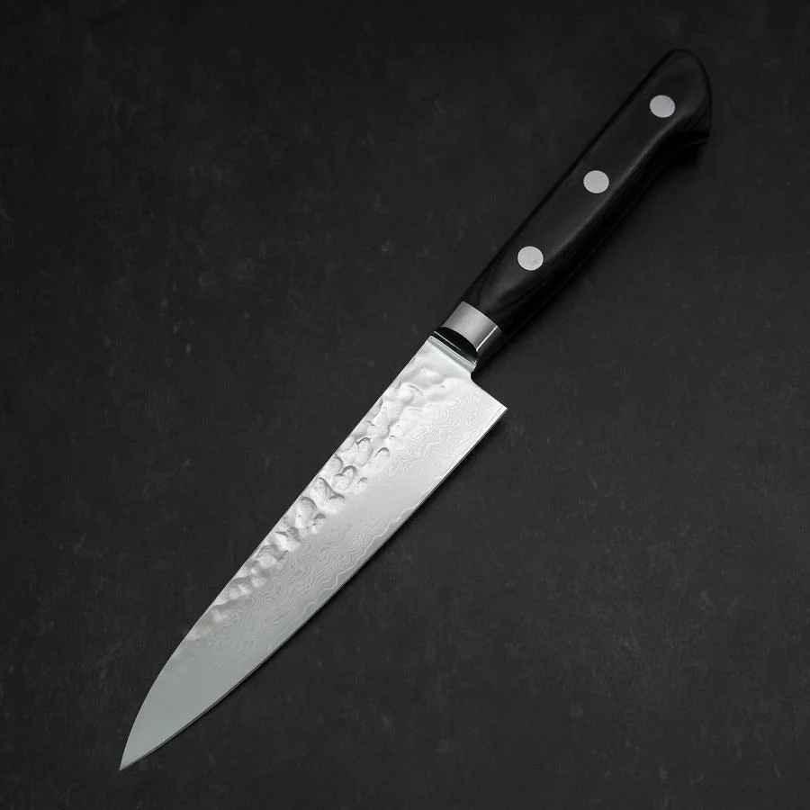 Petty VG-10 Tsuchime Damast Blauer Westlicher Griff 135mm - Image 2