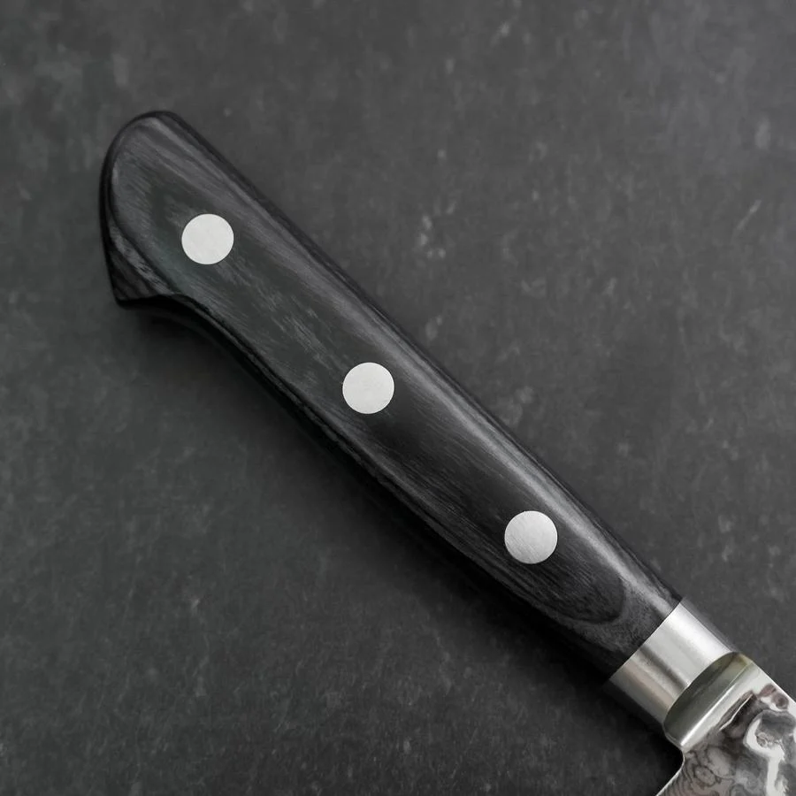 Petty VG-10 Tsuchime Damast Blauer Westlicher Griff 135mm - Image 6