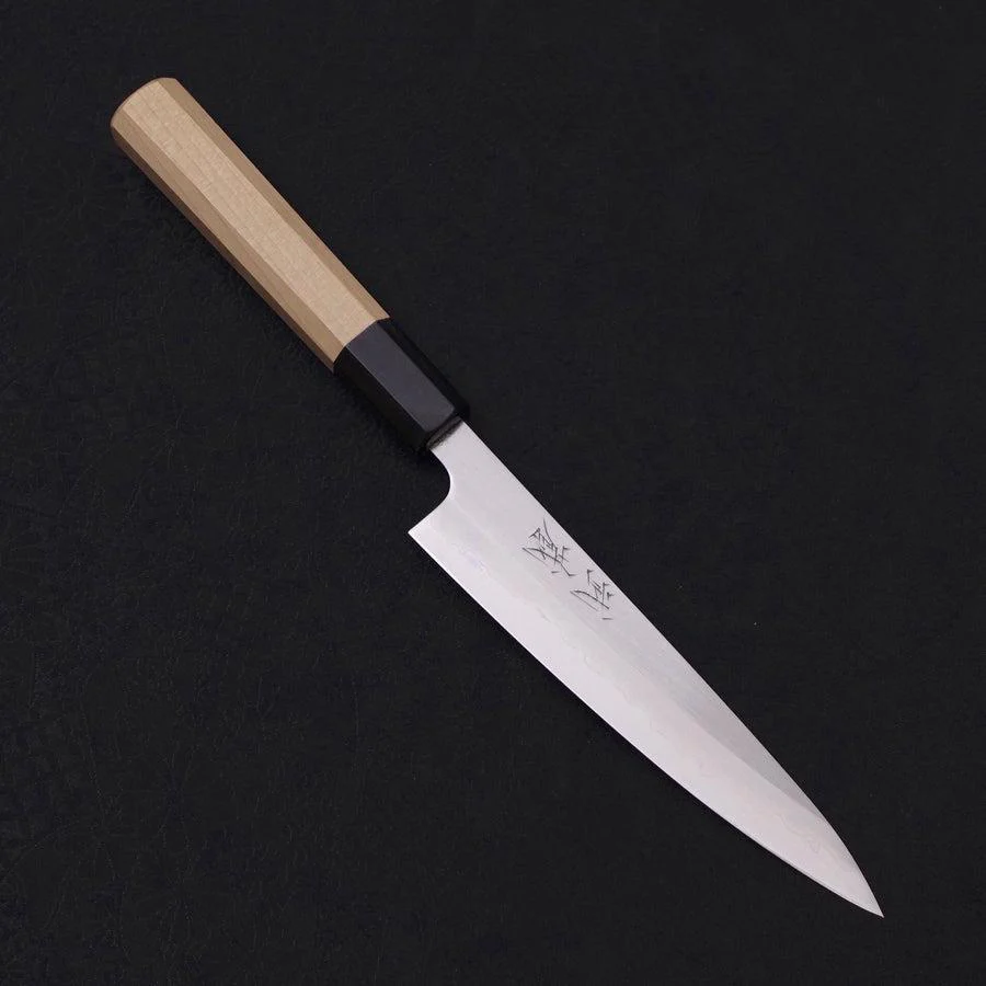 Petty White Steel #1 Poliert Büffelhorn und Magnolienholz Griff 135mm
