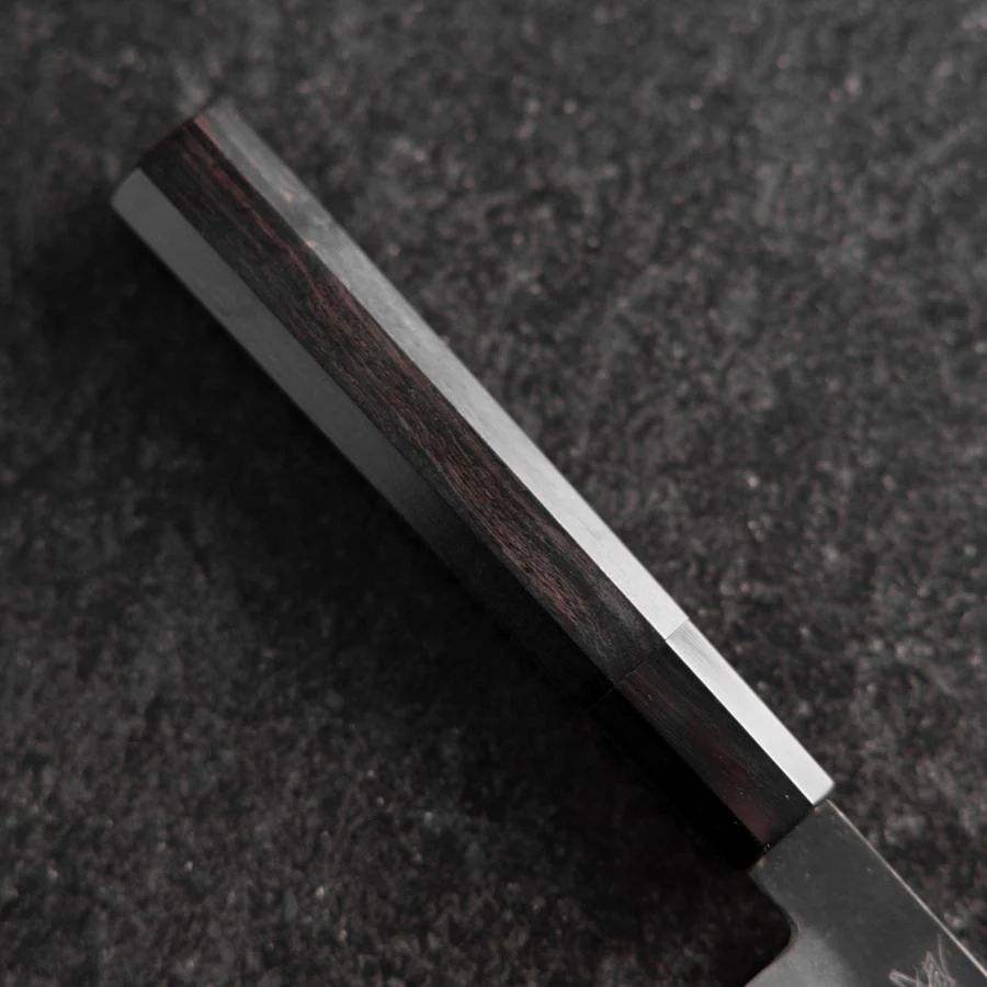 Petty White Steel #2 Kurouchi Büffelhorn und Ebenholz Griff 130mm - Image 6