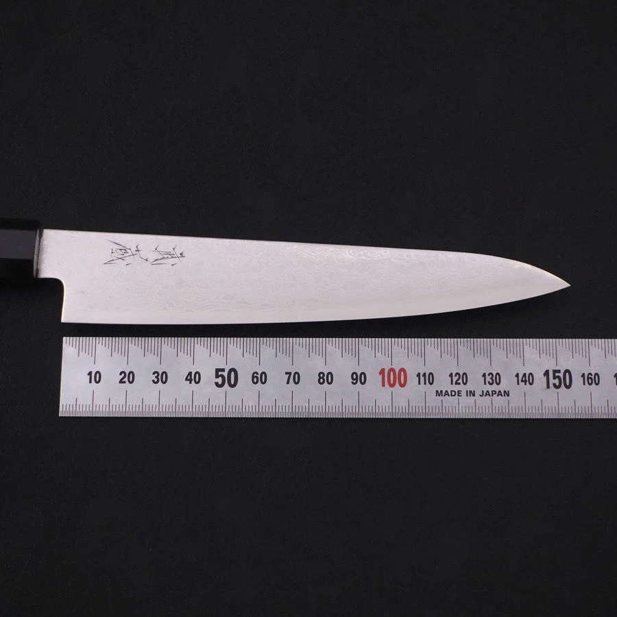 Petty ZA-18 Damast Büffelhorn und Ebenholz Griff 150mm - Image 7