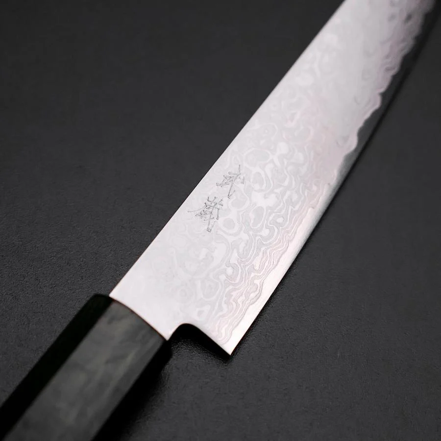 Petty ZA-18 Damast Grüner Urushi Griff 150mm - Image 3