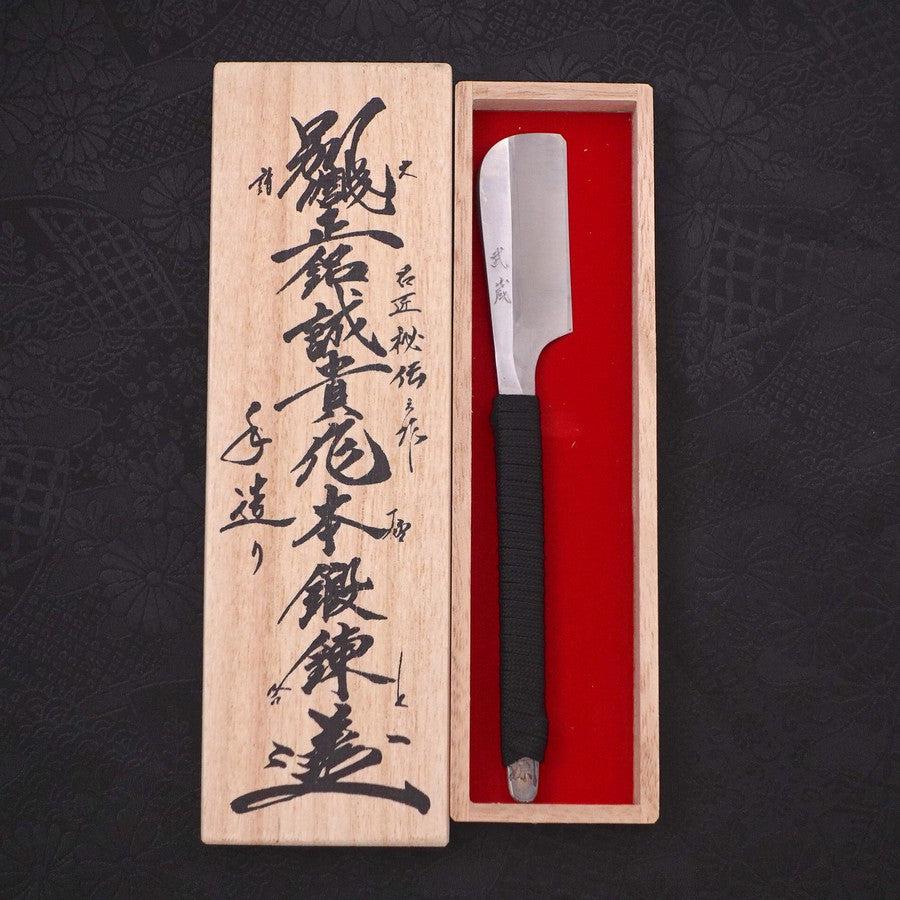 Rasierer/Kamisori Blue Steel #2 Suminagashi Cord Griff 50mm - Image 9