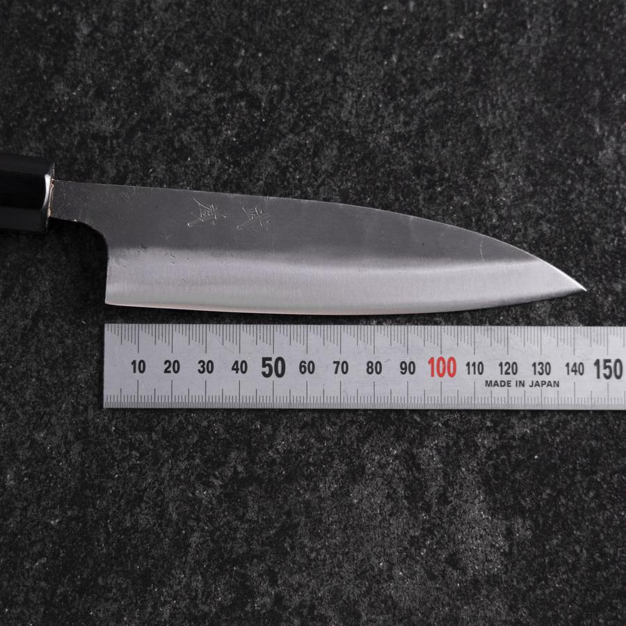 Sabaki White Steel #2 Kurouchi Büffelhorn und Ebenholz Griff 140mm - Image 7